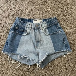 garage jean shorts